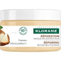 Klorane Cupuaçu Réparation Masque Reconstructeur - 250ml - Répare intensément les cheveux très secs et abîmés