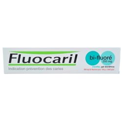 Fluocaril Bi-Fluoré 250 mg Gel Dentifrice Menthe lot 2x75 ml