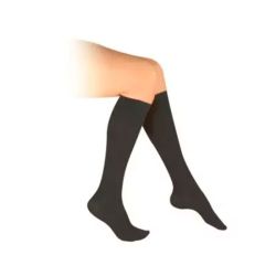 Thuasne Venoflex Fast Coton - Chaussettes de Contention - Femme - Taille 2 - Normal - Noir