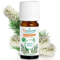 Puressentiel Huile Essentielle Niaouli Bio 10 ml – Libère les voies respiratoires, stimule l'immunité et protège la peau