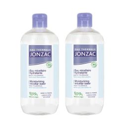 Eau de Jonzac Eau Micellaire Hydratante Bio Tous Types de Peaux - 2 x 500ml