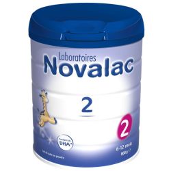 Novalac 2 Lait en Poudre 2ème Âge 6-12 Mois - 800g