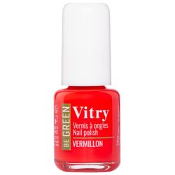 Vitry Be Green Vernis à Ongles - 6 ml - Couleur : Vermillon - Vernis vegan, naturel et innovant