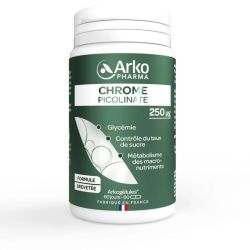 Arkopharma Arkogelules Chrome Picolinate 60 Gélules – Glycémie normale et sucre