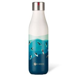Les Artistes Paris Bouteille Isotherme - 500ml - Motif Surf - Conservation 12h chaud et 24h froid