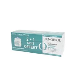 Oenobiol Hair Expert - Fortifiant Intégral Cheveux - Programme 3 mois - 3x60 comprimés - Force et résistance