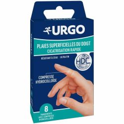 Urgo Pansements Cicatrisation Rapide Plaie Superficielle Doigt - 8 Pansements
