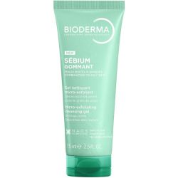 Bioderma Sébium Gommant Gel Nettoyant Micro-Exfoliant 75ml – Désincrustant peaux grasses