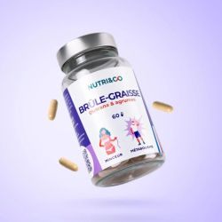 Nutri&co Brûle-Graisse 60 gélules Guarana & Agrumes - Augmentation du métabolisme de base et réduction de la masse grasse
