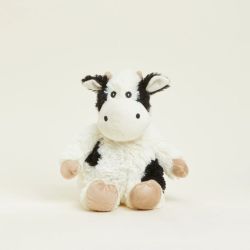 Soframar Warmies Bouillotte Peluche Déhoussable Vache 25 cm - Chaleur réconfortante et apaisante