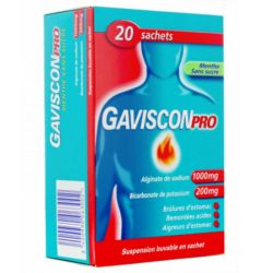 GavisconPro menthe sans sucre suspension buvable 10 sachets