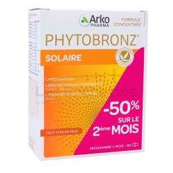 Arkopharma Phytobronz Solaire - Format économique 60 capsules - Programme de 2 mois