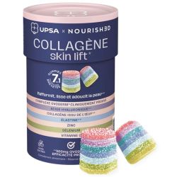UPSA x Nourished Collagène Skin Lift Gummies 7 en 1 - 30 gummies - Raffermit, lisse et adoucit la peau