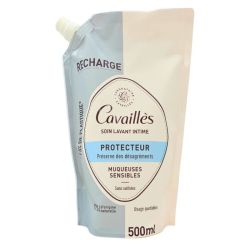 Cavaillès Gel Lavant Intime Protecteur Recharge 500 ml - Hygiène intime mucoses sensibles