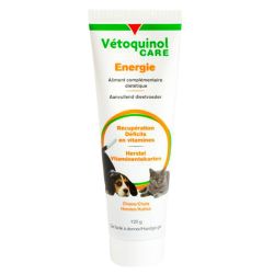 Vetoquinol Care Energie - Tube de 120g - Vitalité et récupération pour chiens et chats