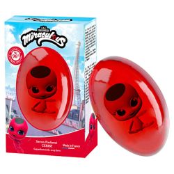 Le Comptoir Du Bain Savon Solide Miraculous Tikki - Parfum Cerise - Nettoie Délicatement - 75g