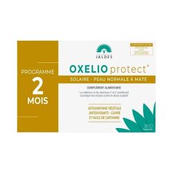 Jaldes Oxelio Protect Solaire Peau Normale à Mate - 60 capsules - Active, sublime le bronzage et prépare à l'exposition au soleil