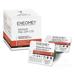 Eneomey Masque Peel Off C10 Eclat Tenseur 6x5ml - Ascarbosylane C10, Acide Phytique, Vit A et Vit E