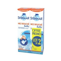 Stérimar Spray Doux Nez Bouché Bébé - Lot de 2 x 100ml