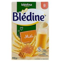 Blédina Blédine Miel - 400 g - Dès 8 Mois Céréales Douces et Gourmandes pour Bébé