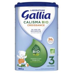 Gallia Calisma Bio 3 lait de croissance 800g