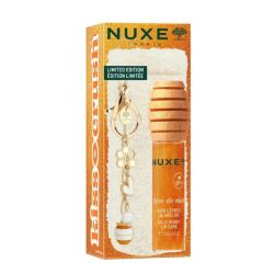 Nuxe Rêve de Miel Soin Lèvres au Miel Or avec Étui & Charms Kiss Crush - Soin gourmand nacré aux huiles précieuses