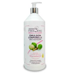 Freesens Émulsion Corporelle Ultra-Nourrissante - À l'Huile de Macadamia - Dessèchement Cutané - 500ml