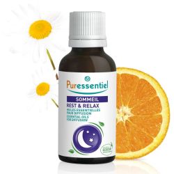 Puressentiel Sommeil Huiles Essentielles pour Diffusion 30ml – Détente et relaxation