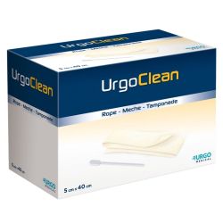 UrgoClean Mèche Stérile 5 × 40 cm - Boîte de 16