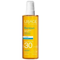 Uriage Bariésun Huile Sèche Solaire SPF30 - 200ml - Protection et éclat du bronzage