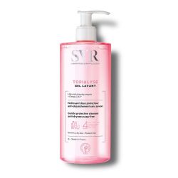 SVR Topialyse Gel Lavant - 1 L - Peaux Sensibles et Sèches Visage, Corps et Cuir Chevelu