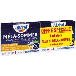 Alvityl Méla-Sommeil Lot de 2 x 30 gélules