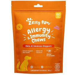 Zesty Paws Allergy & Immunity Chews - 60 friandises - Soutien de l'immunité et de la peau