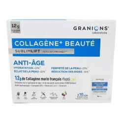 Granions SublimLift Collagène+ Beauté Anti-âge - Hydrate et Raffermit la Peau - 10 sachets