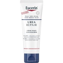 Eucerin Urearepair Crème Visage - 5% d'Urée - Peaux Très Sèches & Tiraillées - 50ml