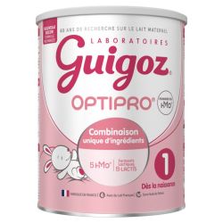 Guigoz Optipro 1 Lait 1er Âge Dès la Naissance Jusqu'à 6 Mois 780g – Nutrition et DHA