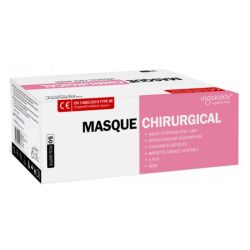 Orgakiddy Masque Chirurgical Type IIR à Usage Unique Rose 50 unités