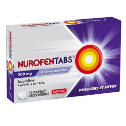 Nurofen Tabs 200mg 12 comprimés - Ibuprofène