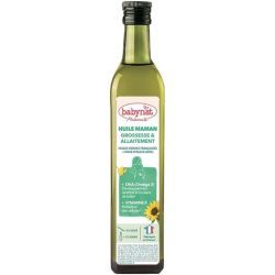 Babybio Babynat Maternité Huile Maman Grossesse et Allaitement 250 ml – Oméga-3 et DHA