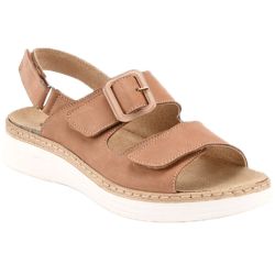 Gibaud CHUT Gela Havane - Chaussures Confort Femme Pieds Déformés