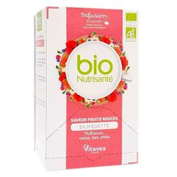 Vitavea Infusion Silhouette - Aux fruits Rouges Bio - Favorise la Détoxification - 20 sachets