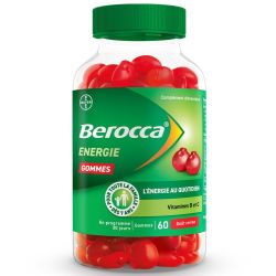 Berocca Gommes Énergie - 60 Gommes Cerise