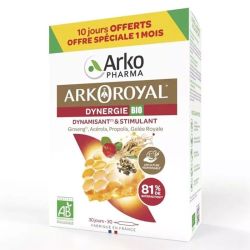 Arkopharma ArkoRoyal Dynergie Bio - 30 Ampoules - Vitalité & Résistance naturelle