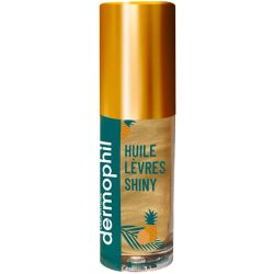 Dermophil Huile Lèvres Shiny - 5ml - Hydratation, éclat et brillance pailletée