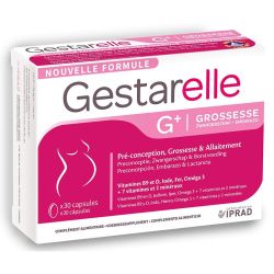 Iprad Gestarelle G+ Grossesse 30 Capsules - Préconception, grossesse et allaitement, complément alimentaire