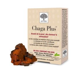 New Nordic Chaga Plus Beauté de la Peau & des Cheveux - 30 Comprimés