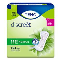 Tena Discreet Normal Protection Normales Femme - x24 serviettes