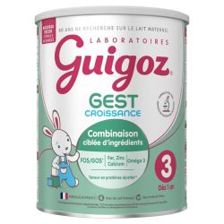 Guigoz GuigozGest Lait de Croissance 3ème Âge Dès 1 An 800g – Développement et immunité
