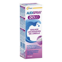Audispray Dolo - 15 ml - Traitement contre les douleurs auriculaires, soulagement immédiat