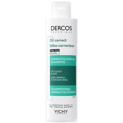 Vichy Dercos Shampoing Sébo-Correcteur Excès de Sébum - 200ml